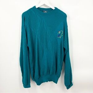 Teal Crew Neck Sweater